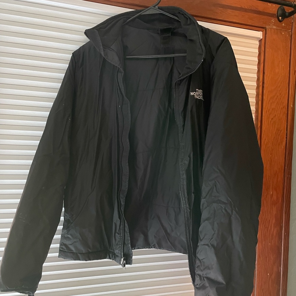 The North Face Black Insulated Jacket with Interior Logo Tag